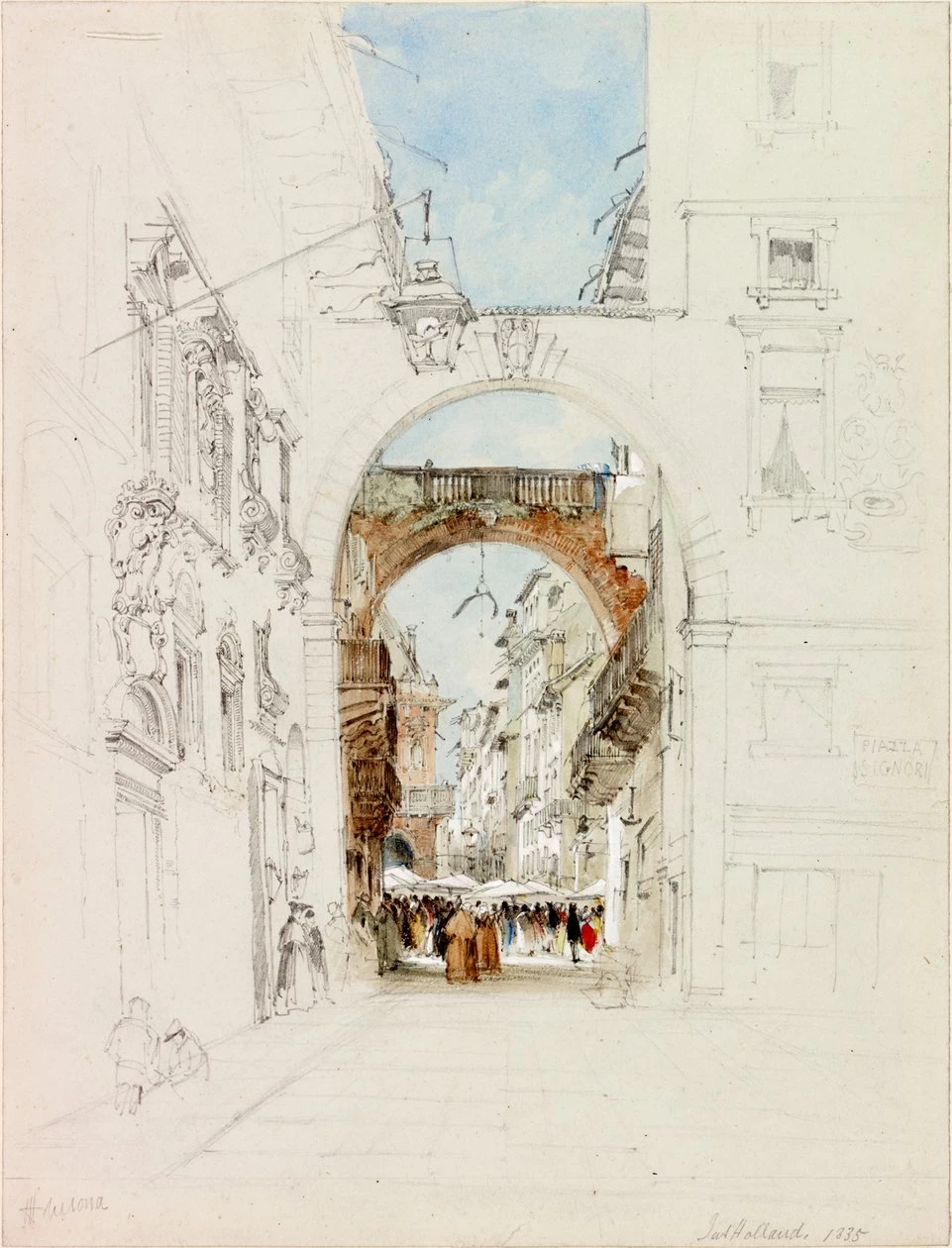 La Piazza dei Signori, Verona
